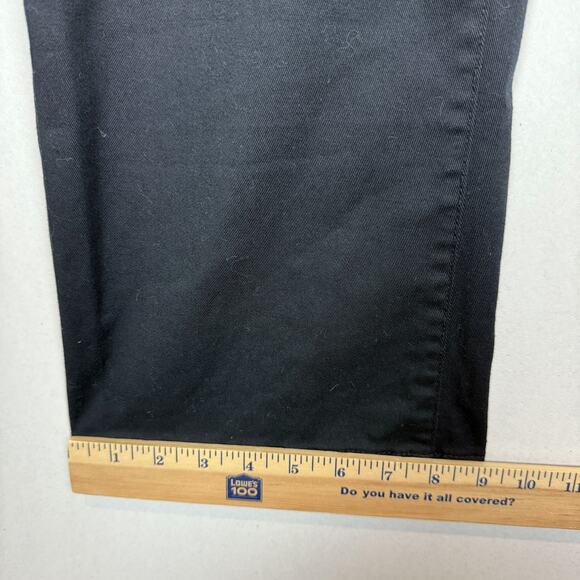 Volcom Chino Pants Men's 40 Black Stretch High-Rise Flat Front Classic - Picture 14 of 15